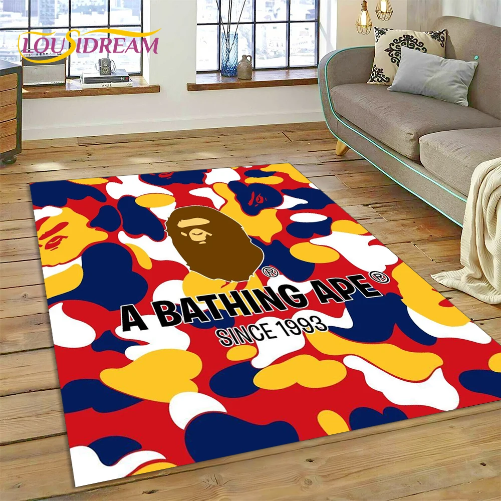 Commercial Printing For Sale - 3D 인쇄 B-BAPE 패션 카펫 러그