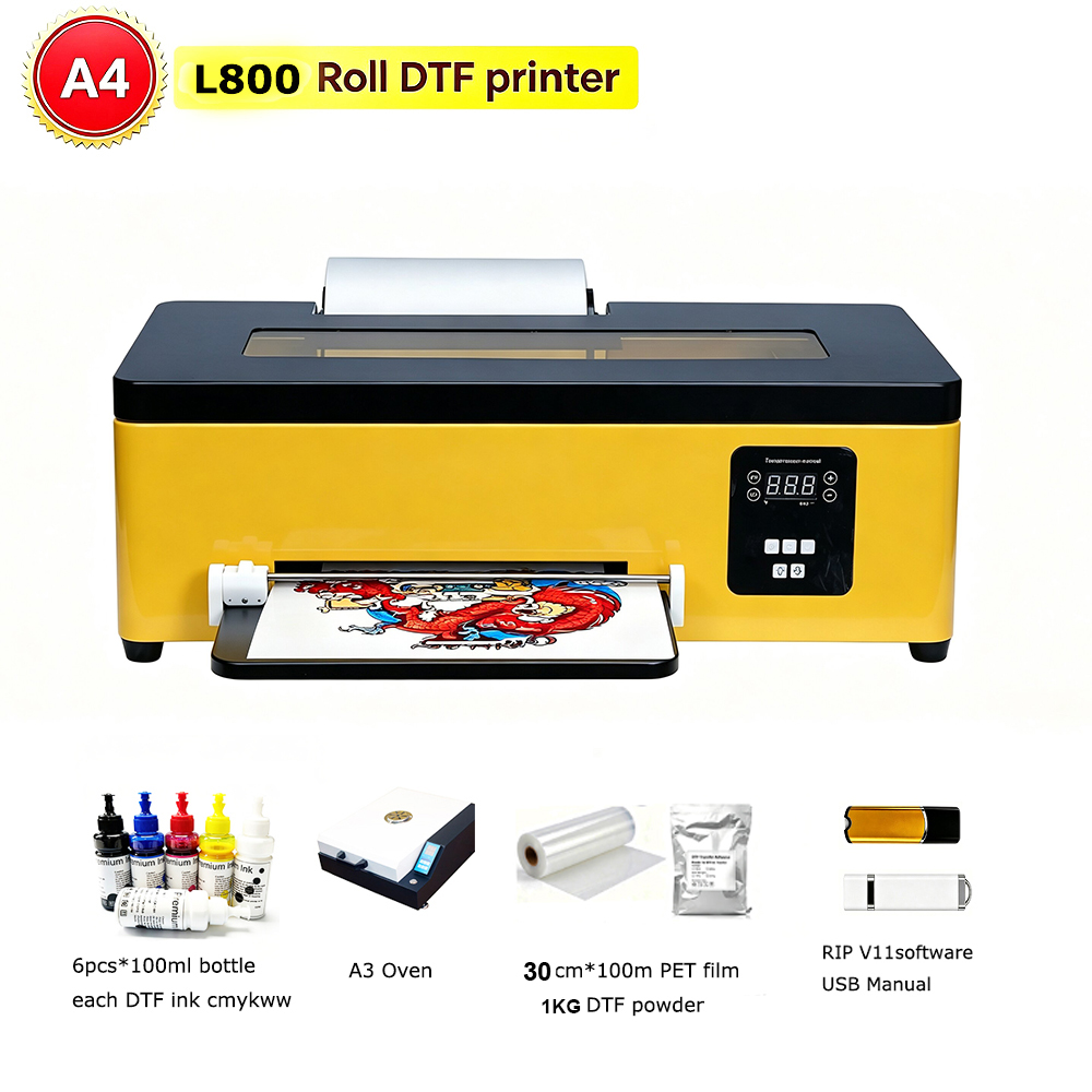 Commercial Digital Printing Machine - 엡손 L800 헤드를 장착한 업그레이드된 A4