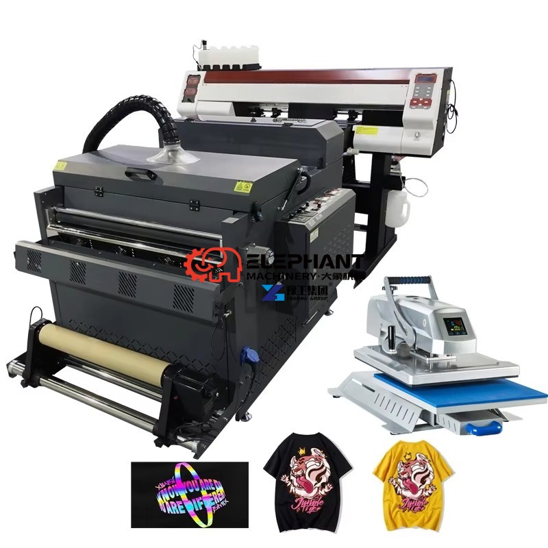 Commercial Printing Machine For Shirts - 상업용 듀얼 헤드 대형 DTF 프린터
