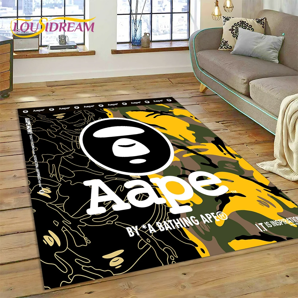 3D 인쇄 B-BAPE 패션 카펫 러그 침실 거실 홈  - Commercial Printing For Sale 리뷰 및 가격