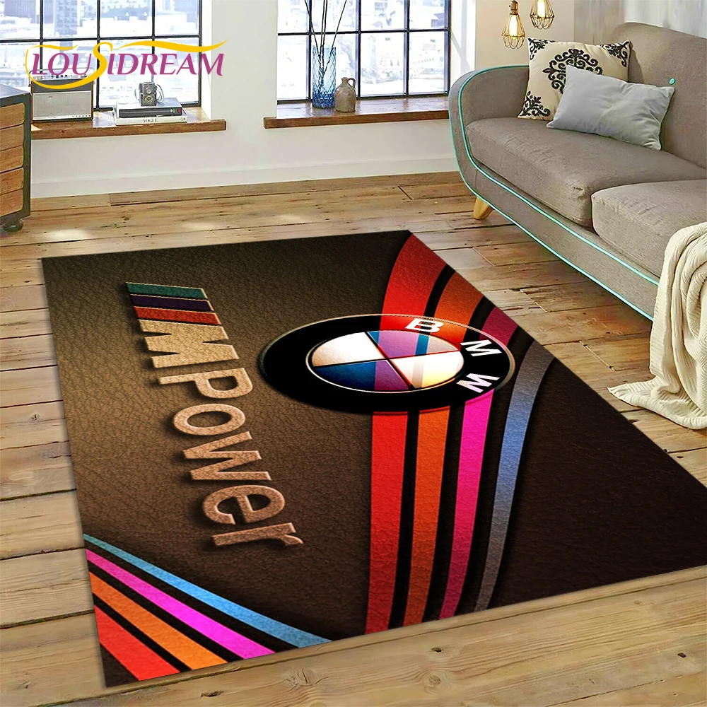 레이싱카 로고 B-BMW 3D 프린팅 러그 카펫, 거실 - Commercial Printing For Sale 리뷰 및 가격