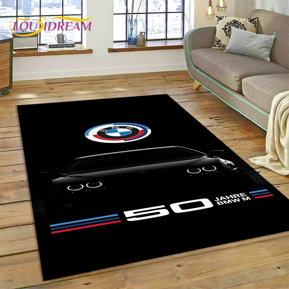 레이싱카 로고 B-BMW 3D 프린팅 러그 카펫, 거실 - Commercial Printing For Sale 리뷰 및 가격