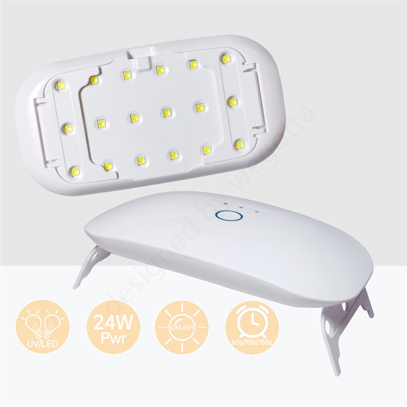 젤 네일용 24W USB 충전식 UV LED 램프, 손 - Exposure Unit Uv 리뷰 및 가격