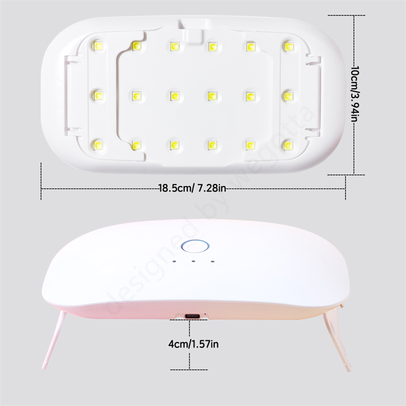 젤 네일용 24W USB 충전식 UV LED 램프, 손 - Exposure Unit Uv 리뷰 및 가격