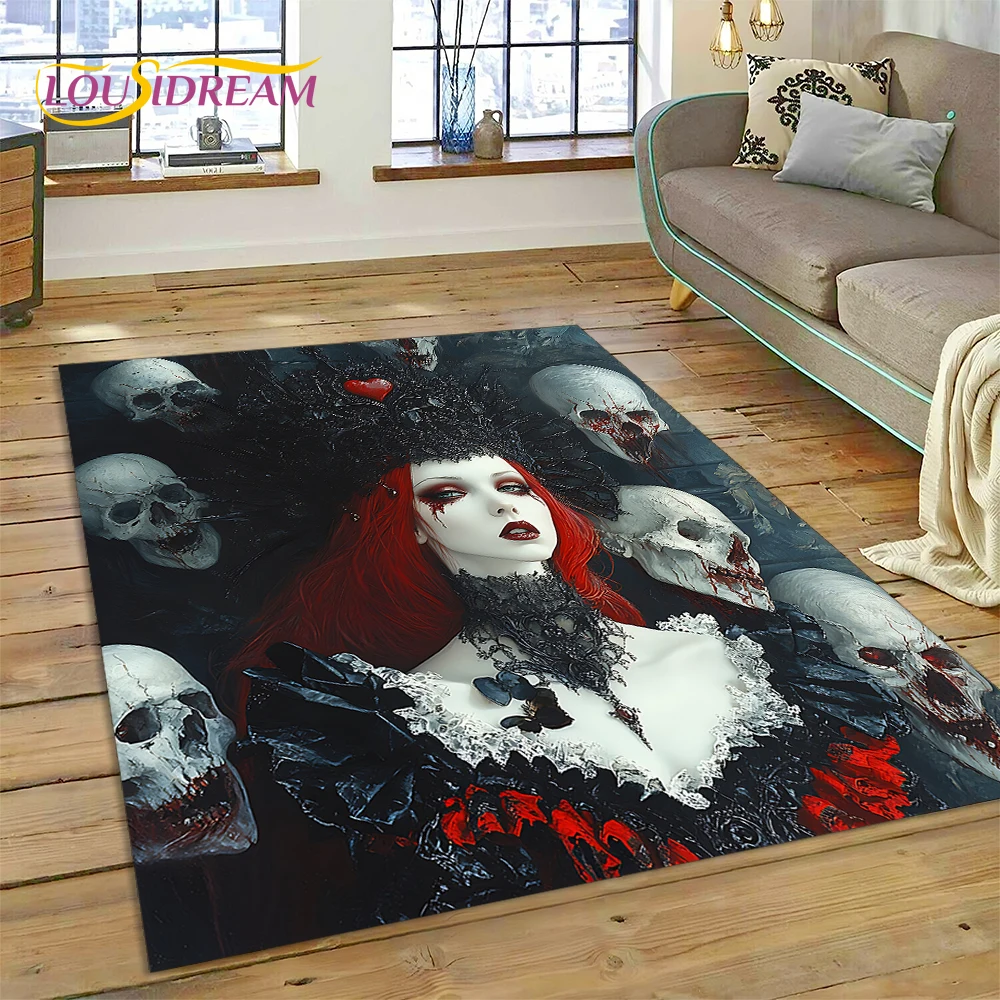 고딕 공포 캐릭터 해골 유령 정신 2025 침실 거실  - Commercial Printing For Sale 리뷰 및 가격