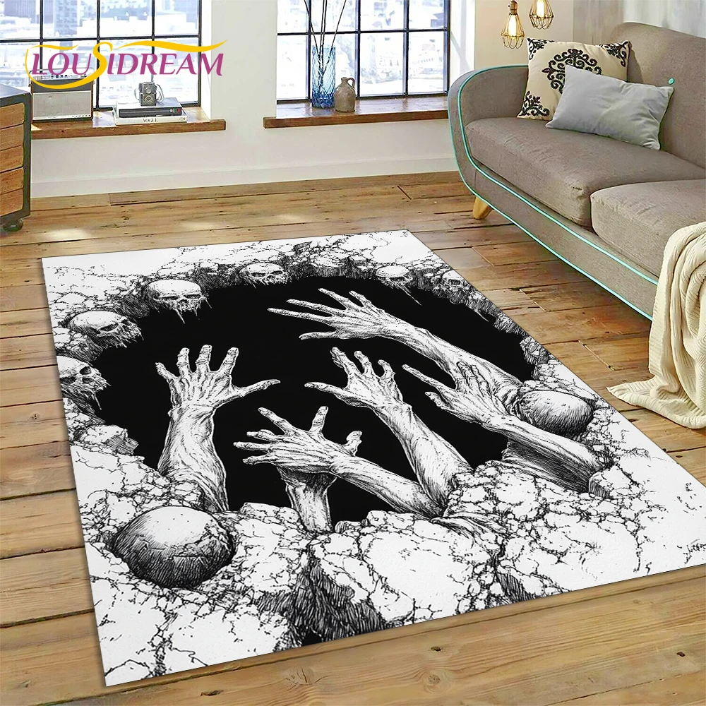 고딕 공포 캐릭터 해골 유령 정신 2025 침실 거실  - Commercial Printing For Sale 리뷰 및 가격