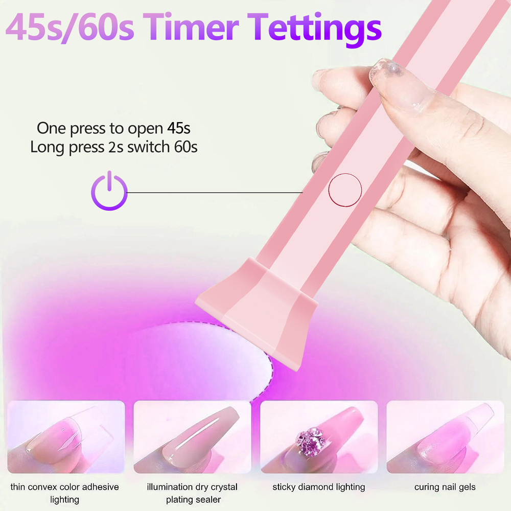 젤 네일용 휴대용 UV 라이트, 젤 네일용 미니 UV  - Exposure Unit Uv 리뷰 및 가격